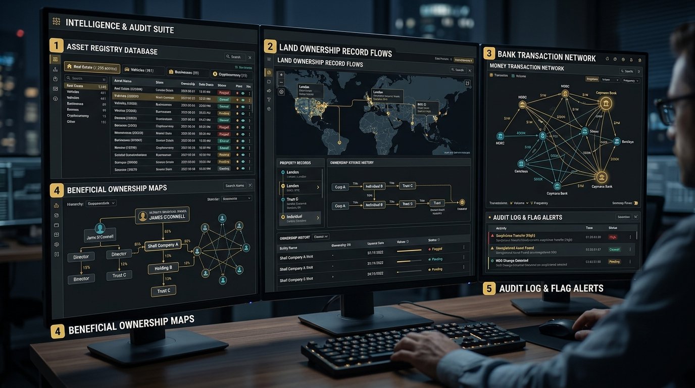 S.T.R.I.K.E. Property & Financial Investigations Technical Visualization
