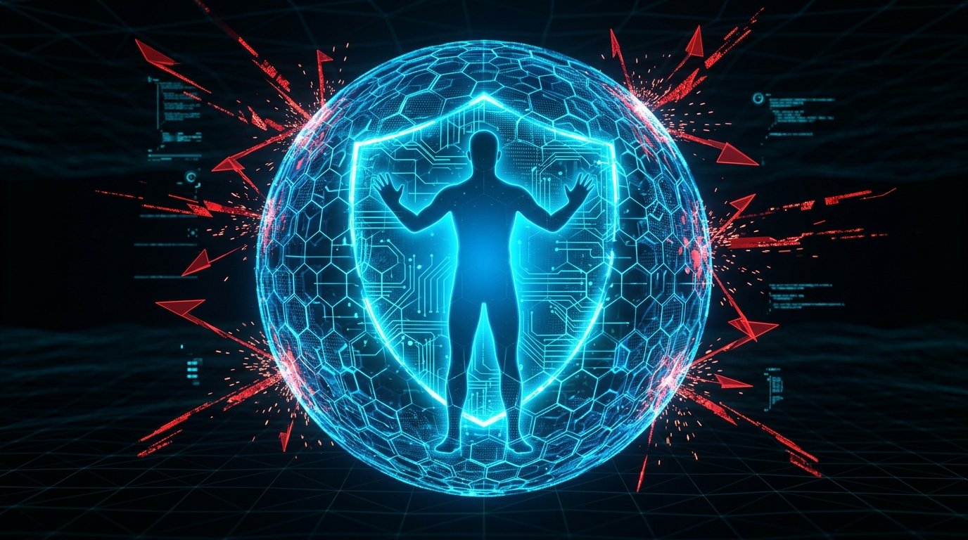 Digital Shield Background